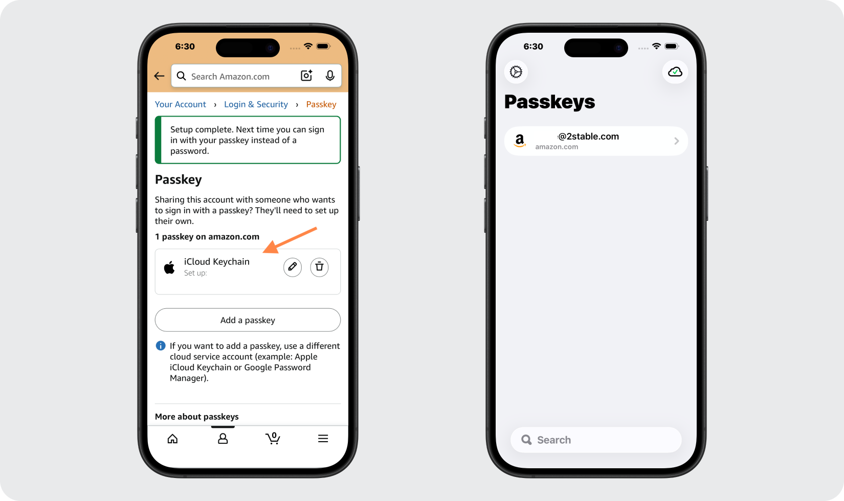 Set & Save Your Passkey