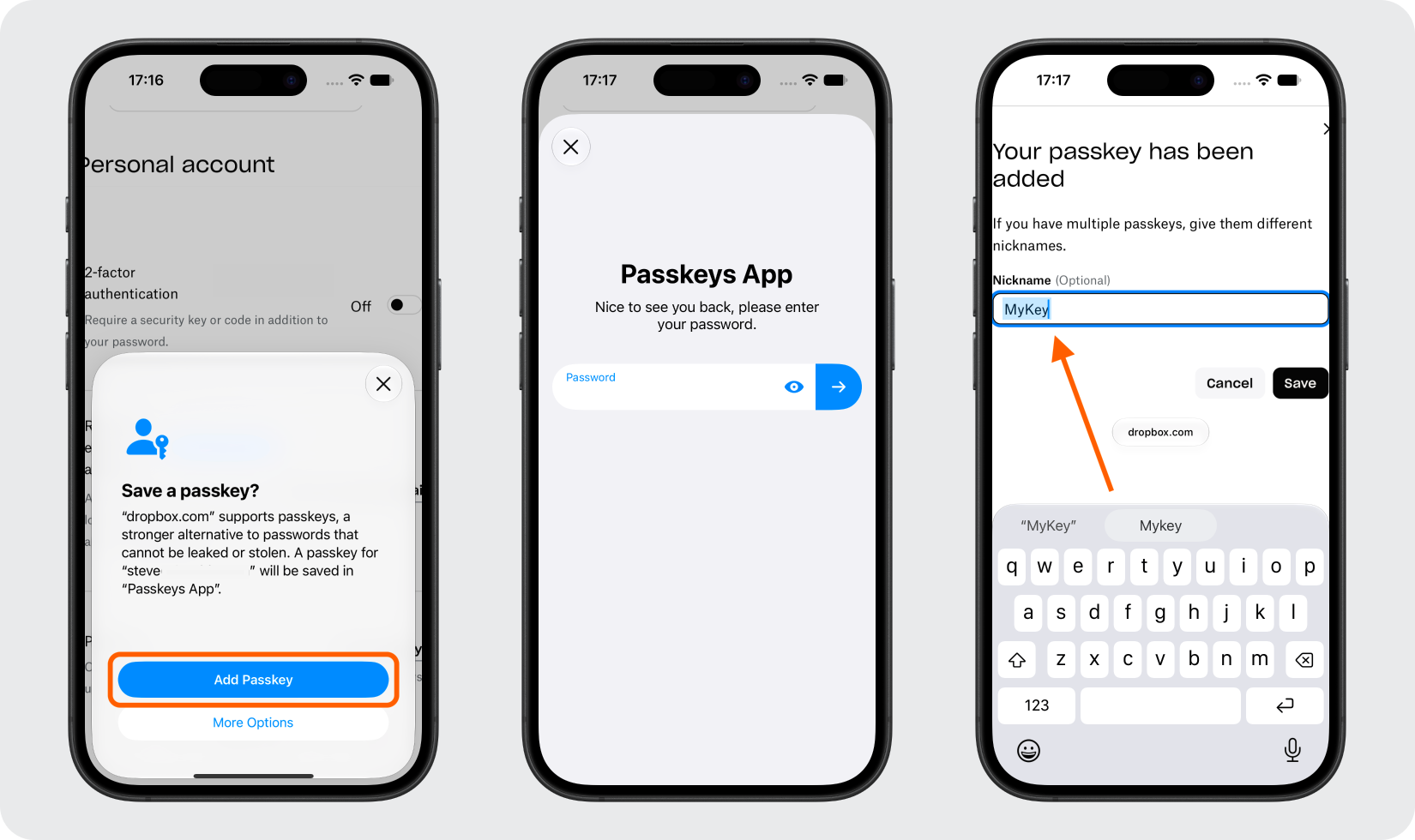 Verify & Create Your Passkey
