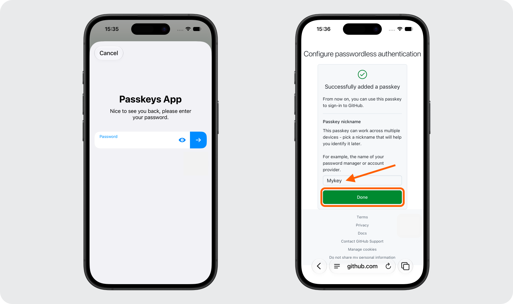 Verify & Create Your Passkey
