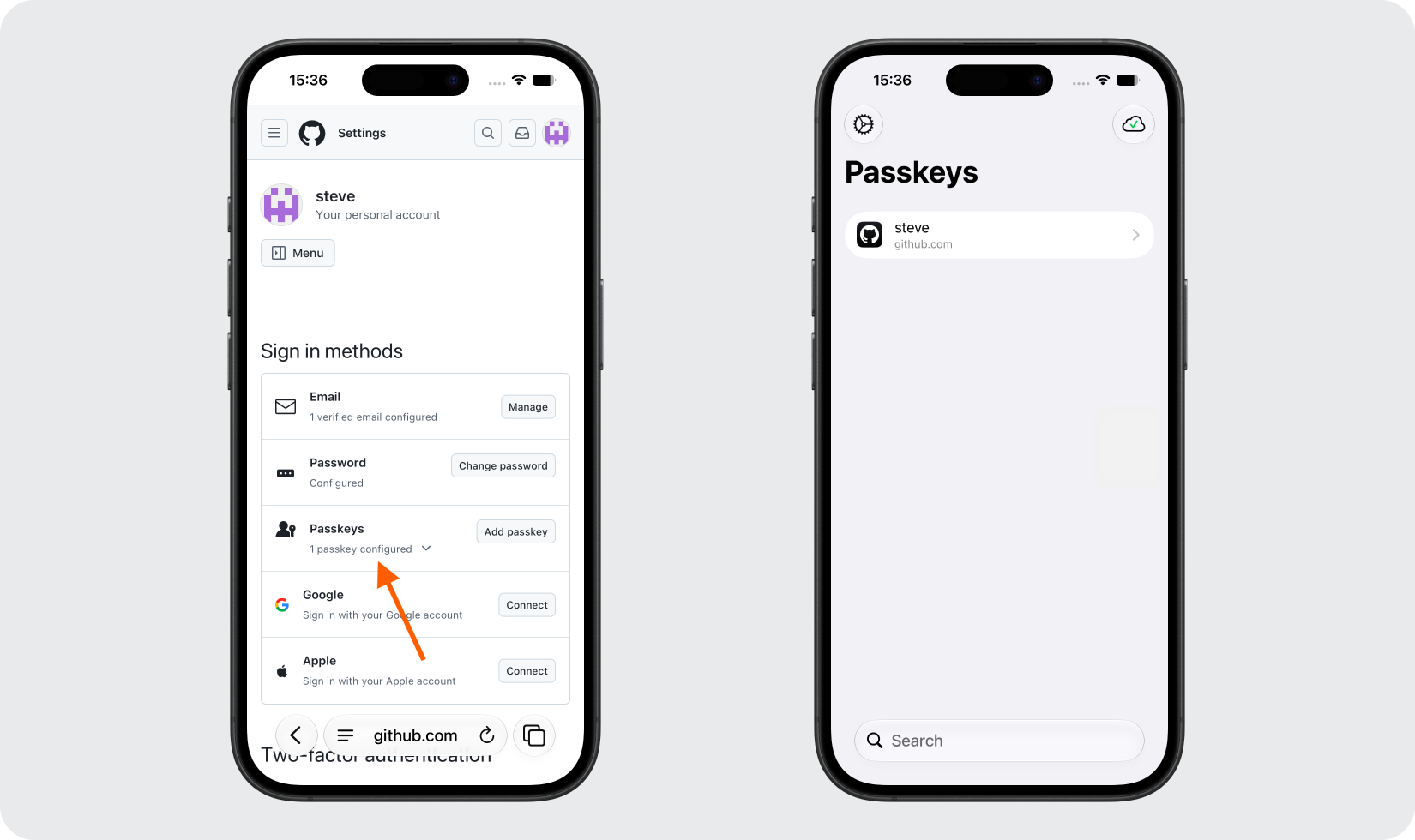 Confirm Your Passkey