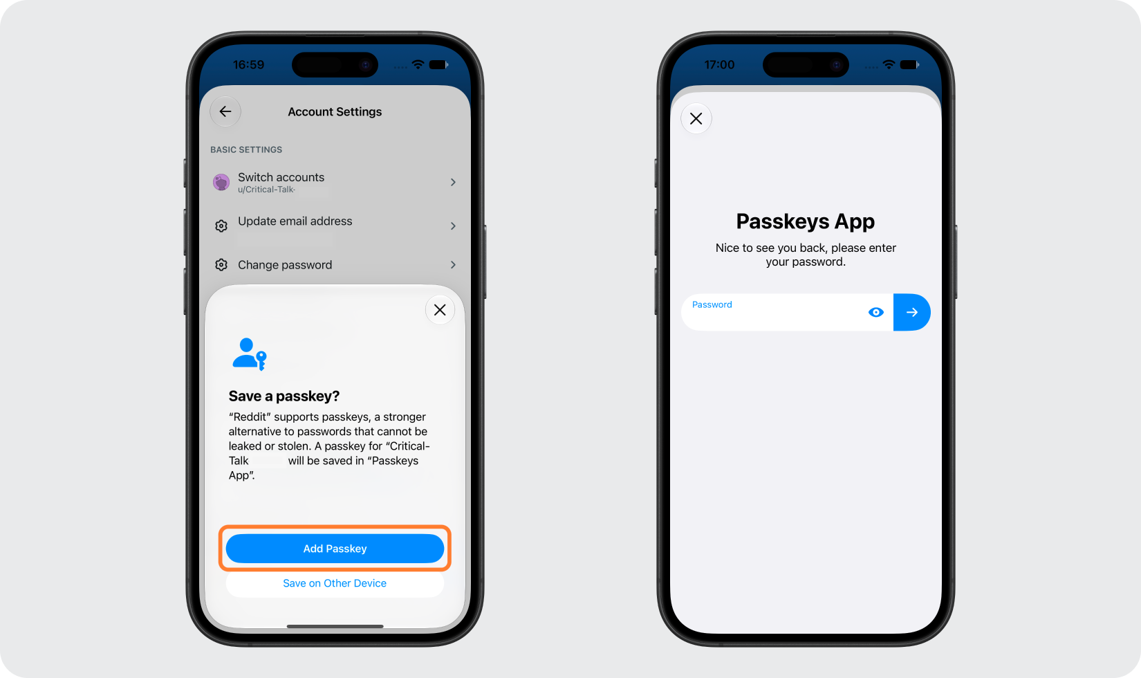 Verify & Create Your Passkey