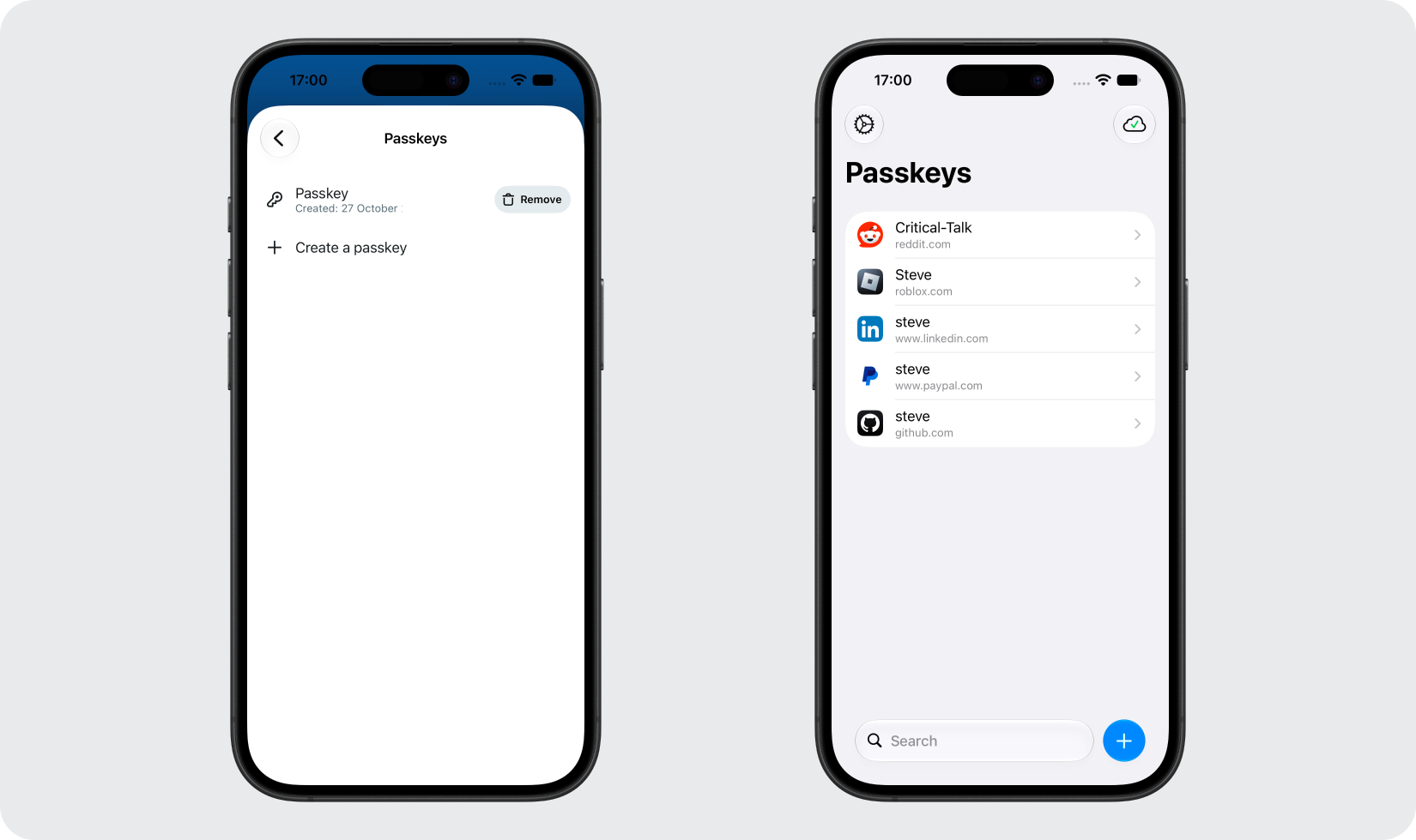 Confirm Your Passkey