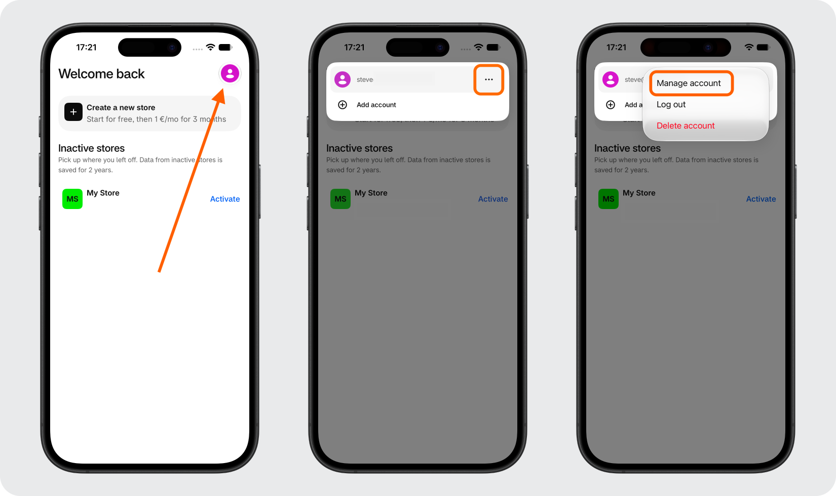 Open Your Shopify Account Settings